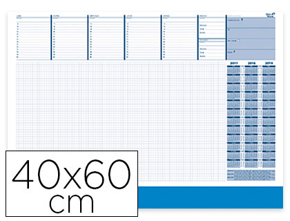 Planning sobremesa semanal Quo Vadis 40 hojas